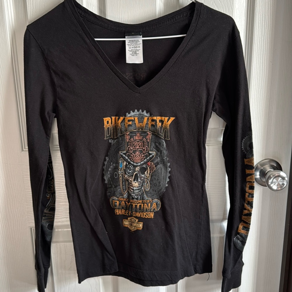 Daytona bike week 2020 long sleeve v neck